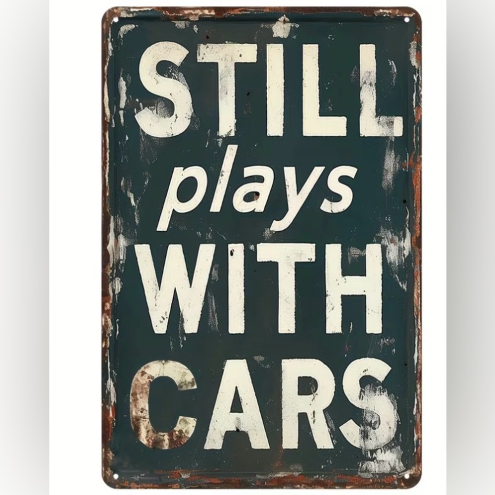 New 8x12” Metal Sign